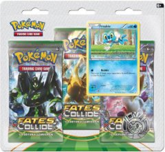 Pokemon XY10 Fates Collide 3-Booster Blister Pack - Froakie Promo